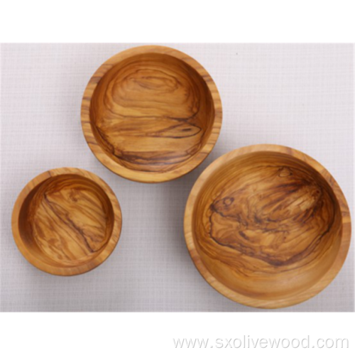 Simple And Convenient Olive Wood Bowl